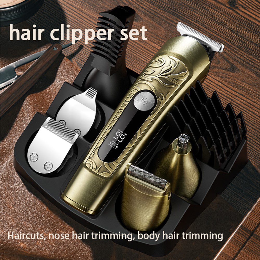 6-in-1 プロフェッショナルコードレス男性用グルーミングキット | Fanke